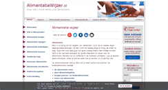 Desktop Screenshot of alimentatiewijzer.nl