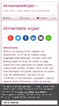 Mobile Screenshot of alimentatiewijzer.nl
